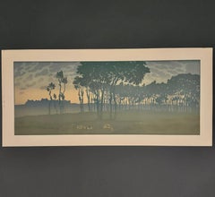 Lithographie von Henri Rivière - La Féérie des Heures - L'Aube