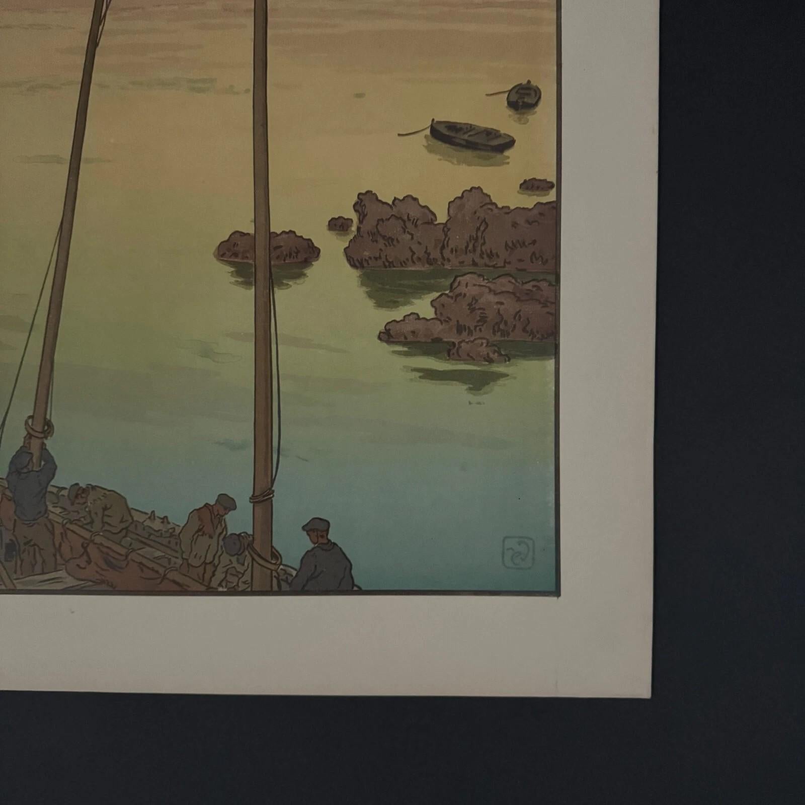 Lithograph by Henri Rivière titled 