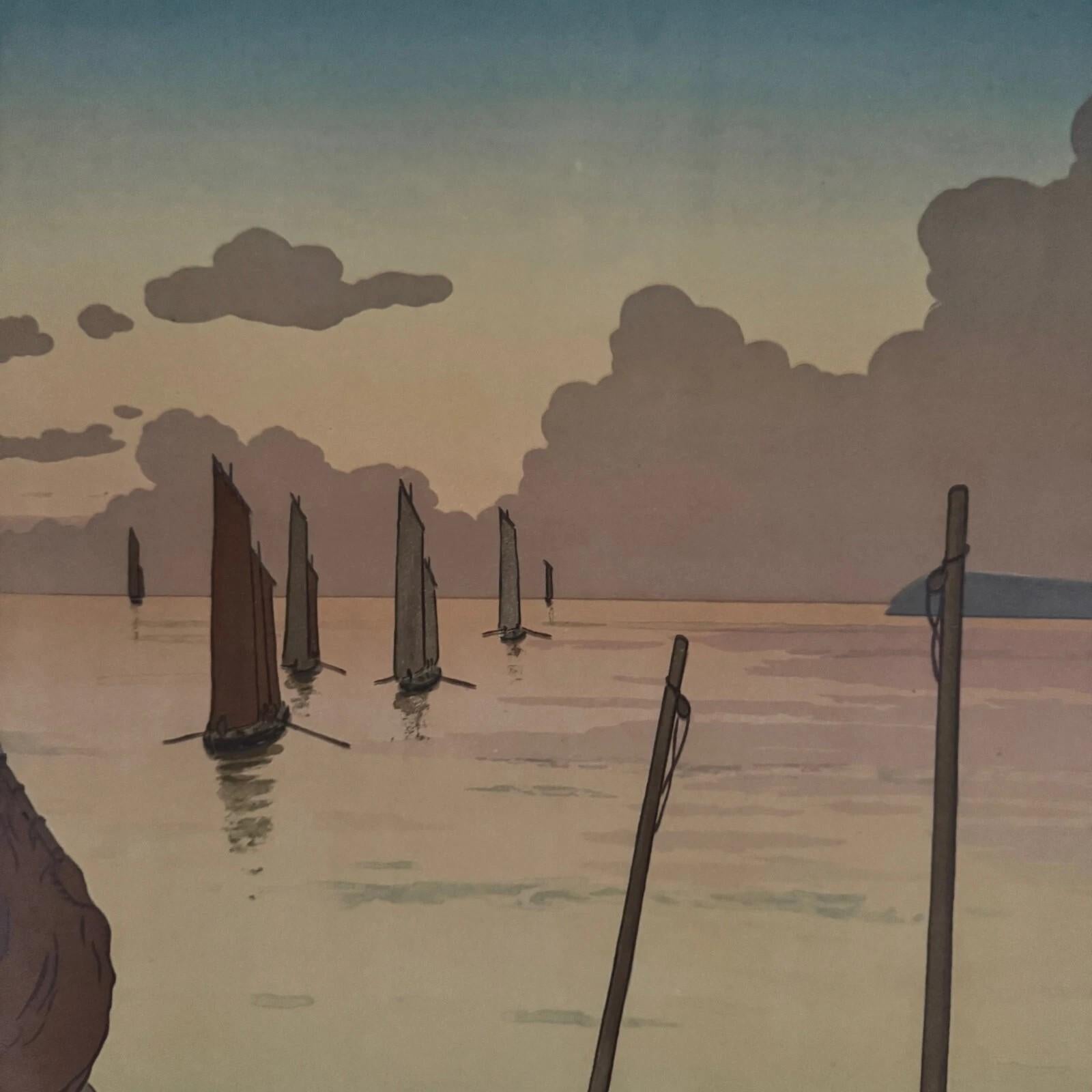Paper Lithograph by Henri Rivière titled 