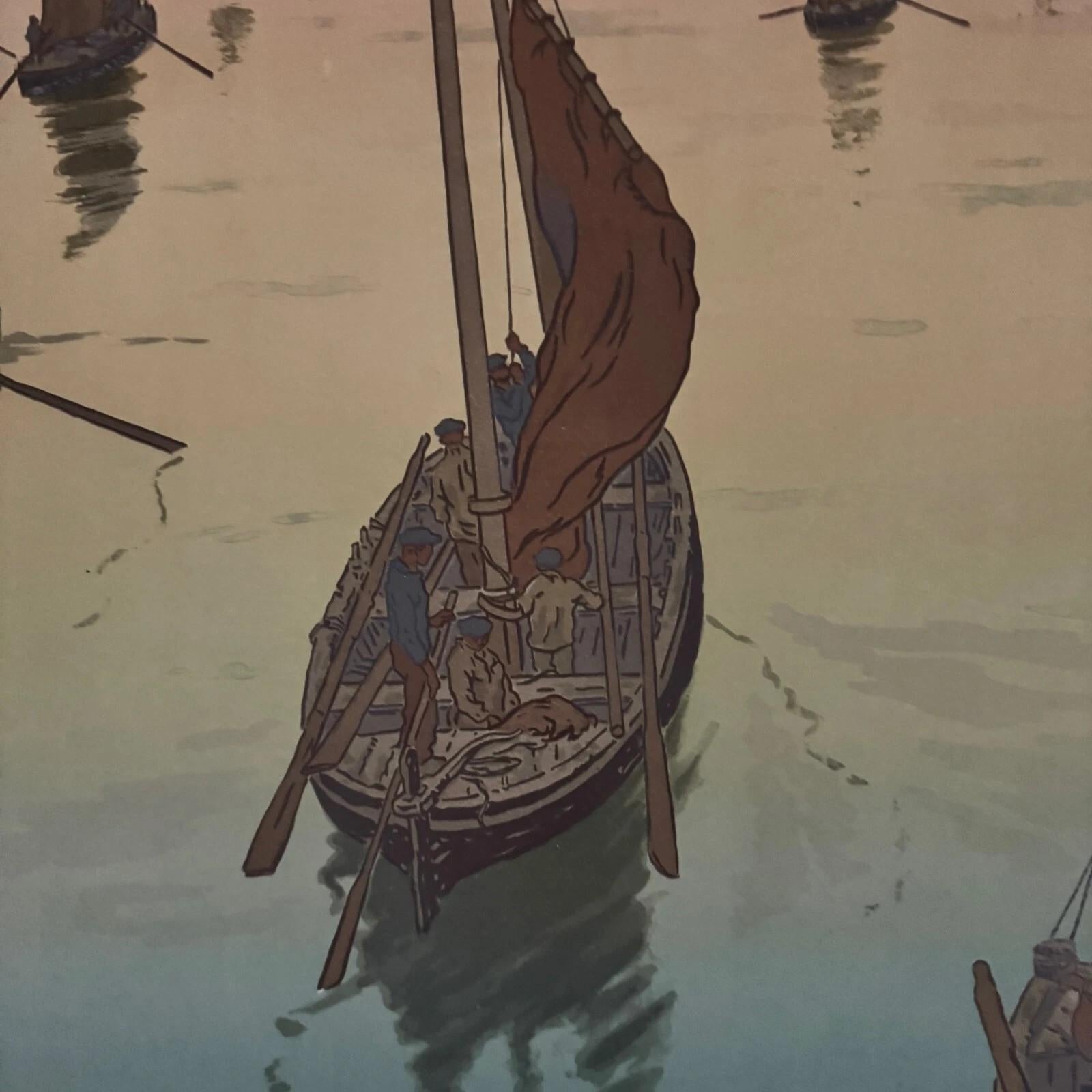 Lithograph by Henri Rivière titled 