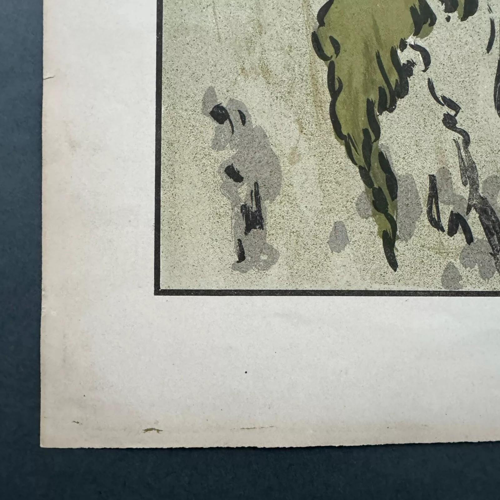 Litographie par Henri Rivière Los Aspectos de la Naturaleza - La Falaise en venta 4