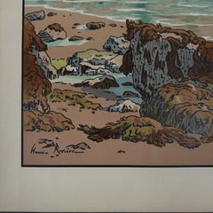 Lithographie de Henri Rivière - Les Aspects de la Nature - La Mer