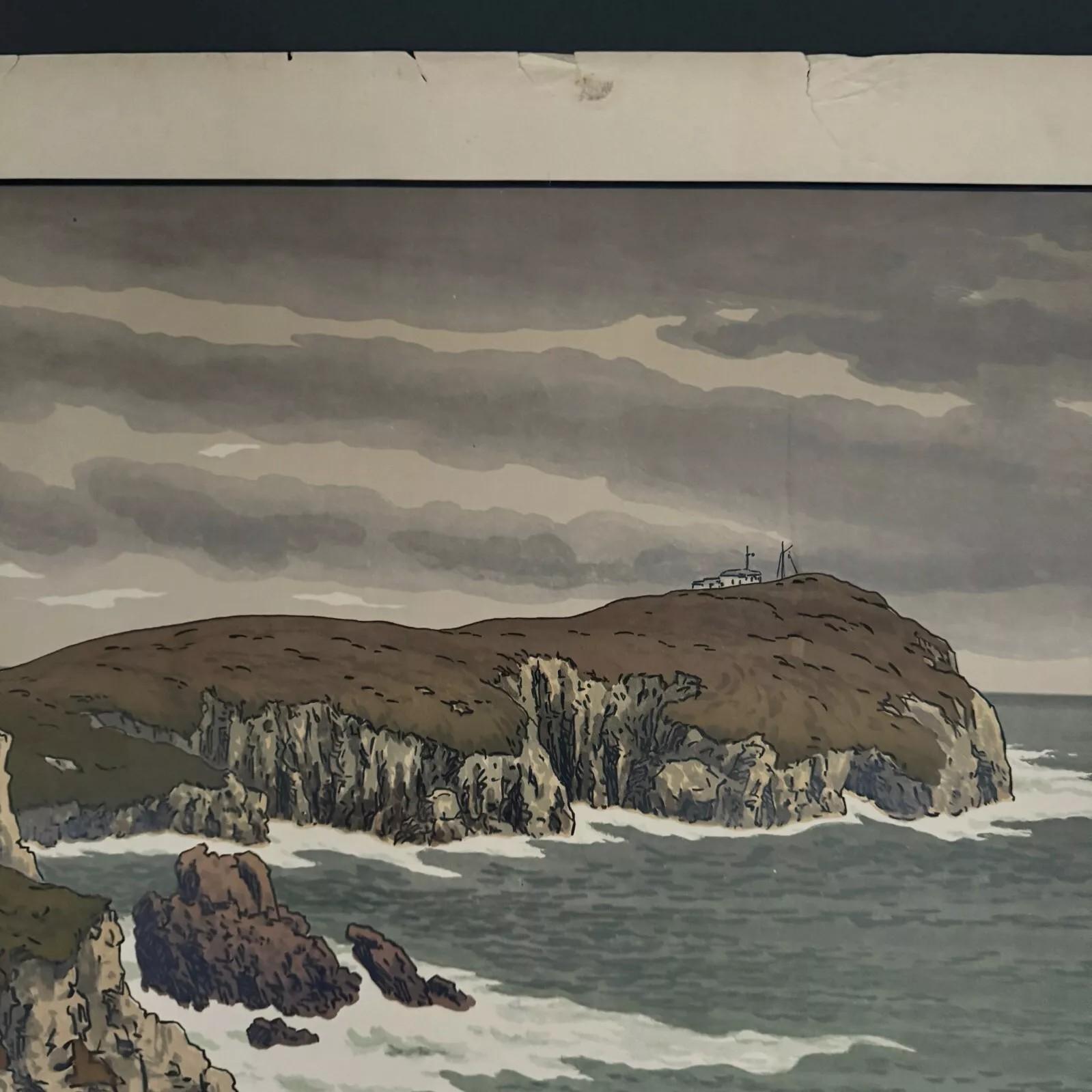 Lithographie von Henri Rivière Les Aspects de la Nature - Le Cap (Französisch) im Angebot