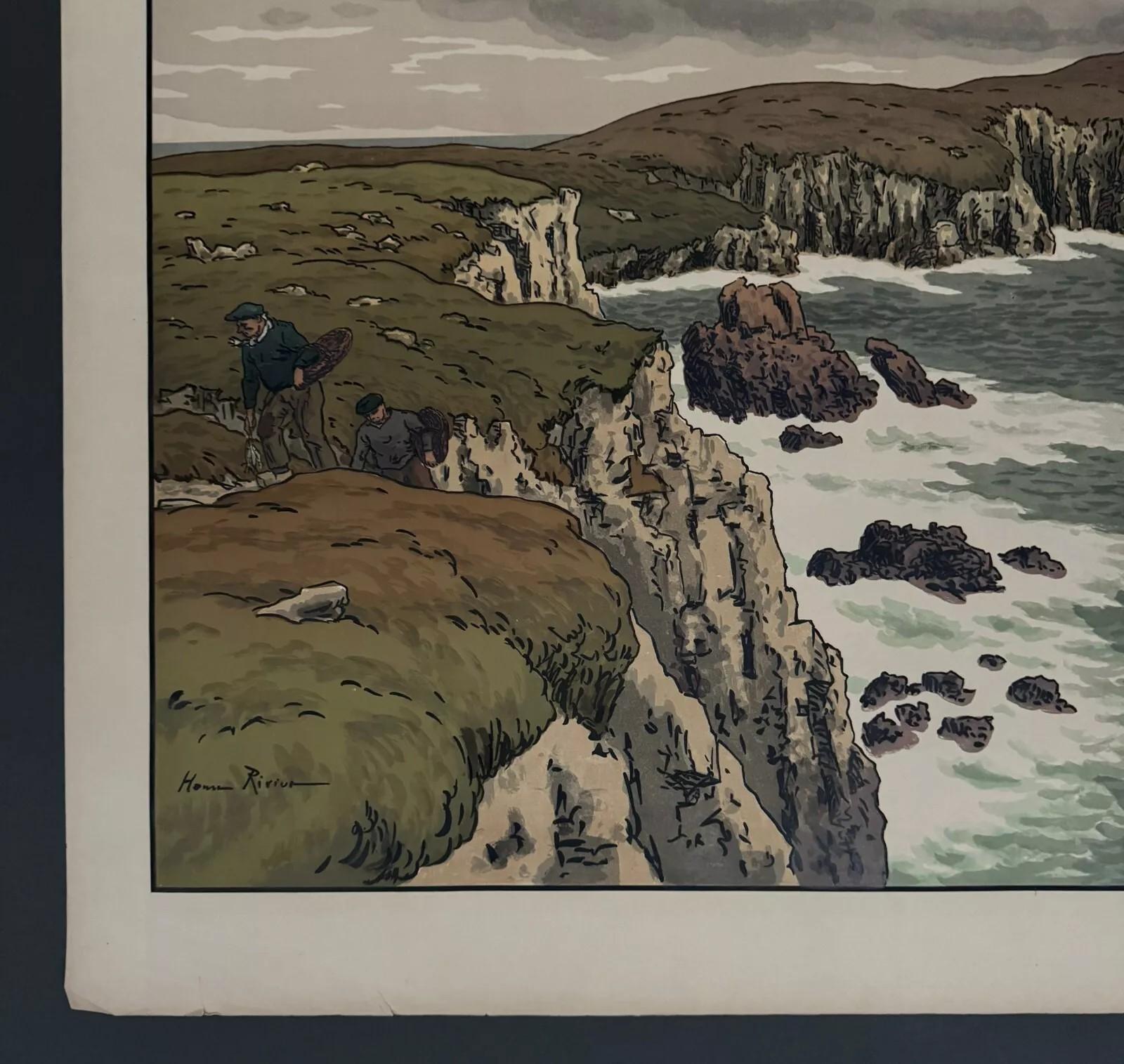 Lithographie von Henri Rivière Les Aspects de la Nature - Le Cap (Papier) im Angebot