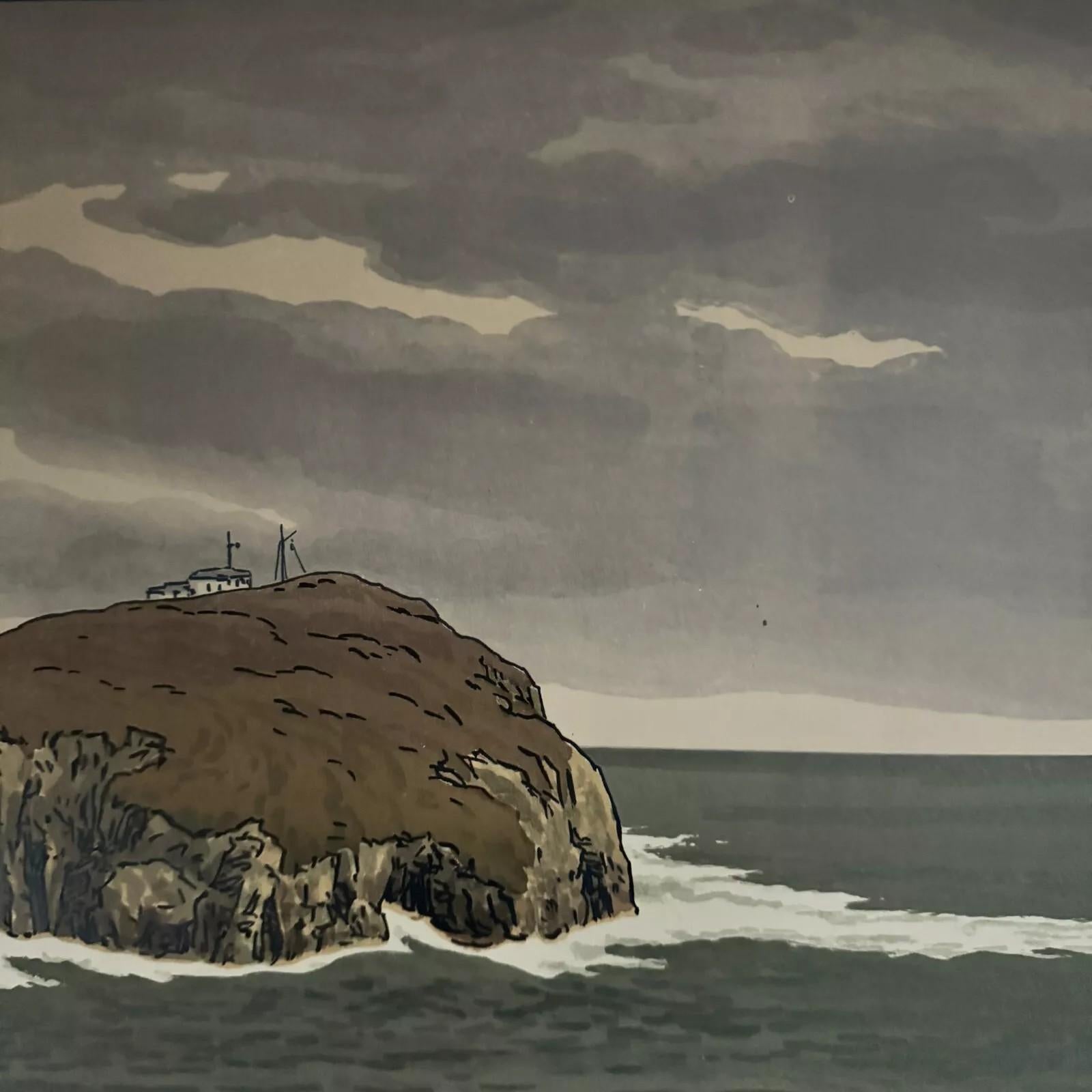 Lithograph by Henri Rivière - Les Aspects de la Nature - Le Cap For Sale 1