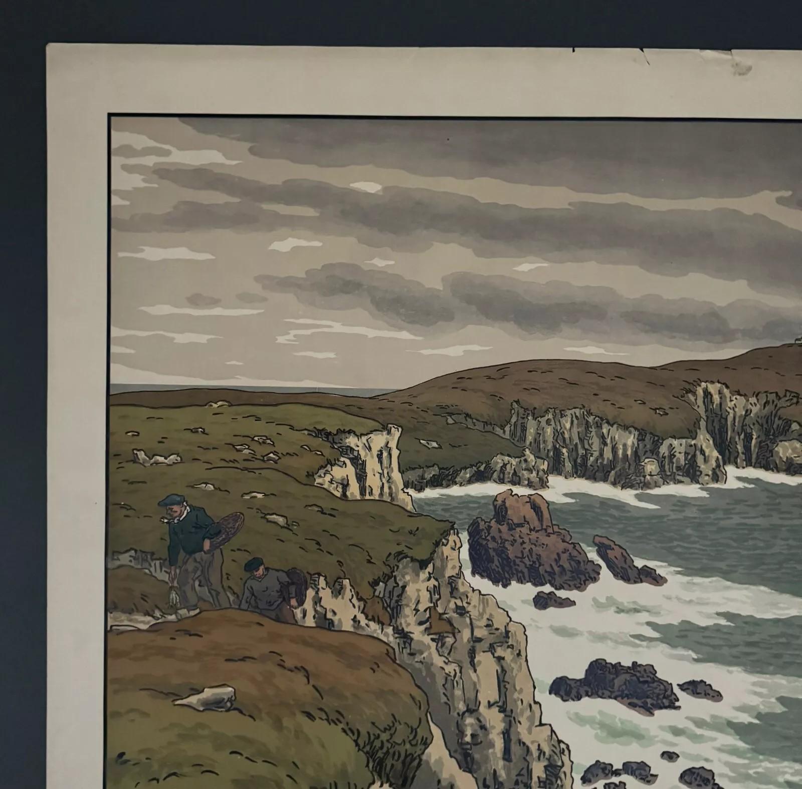 Lithographie von Henri Rivière Les Aspects de la Nature - Le Cap im Angebot 1