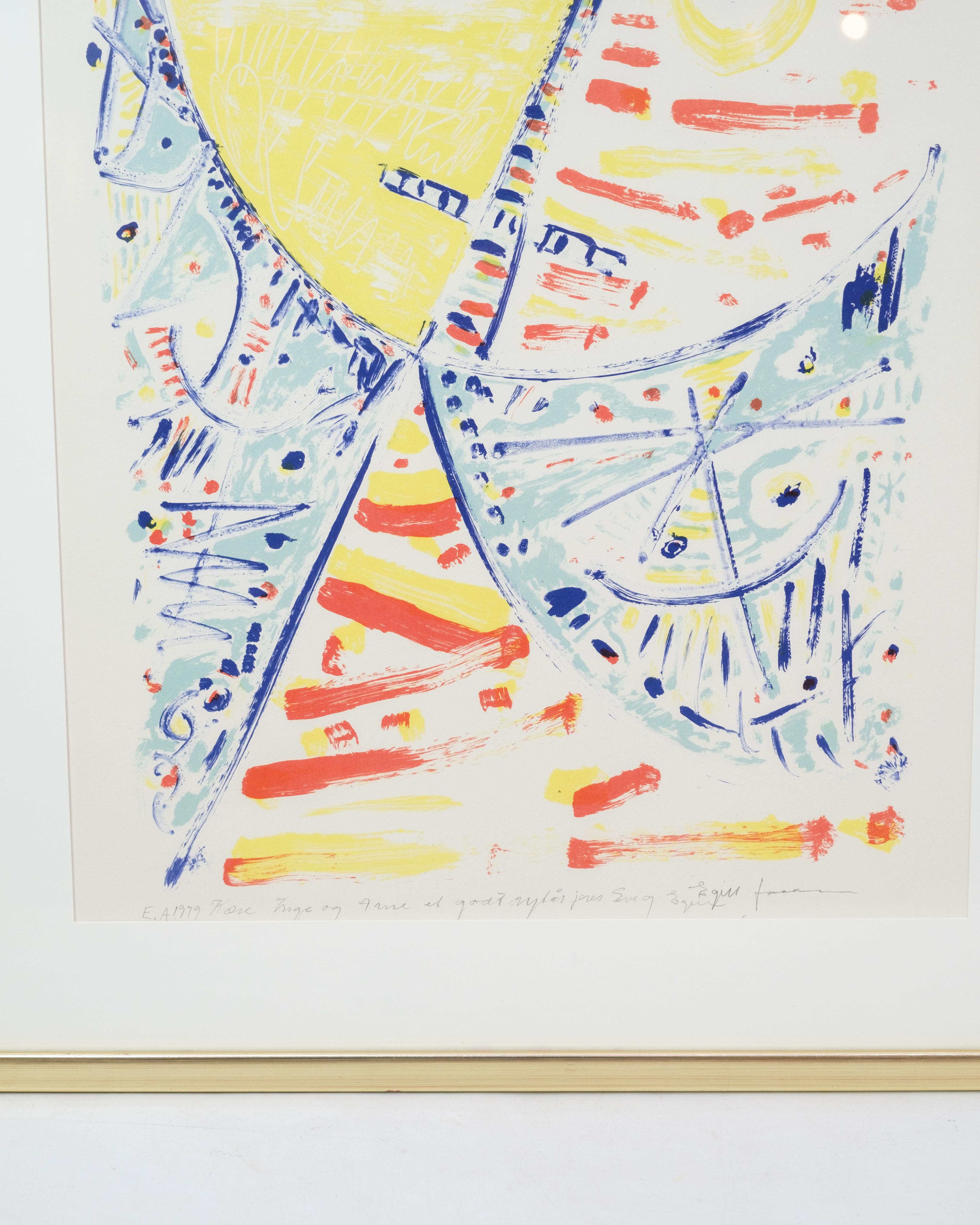 Lithography By Egil Jacobsen For Sale 3