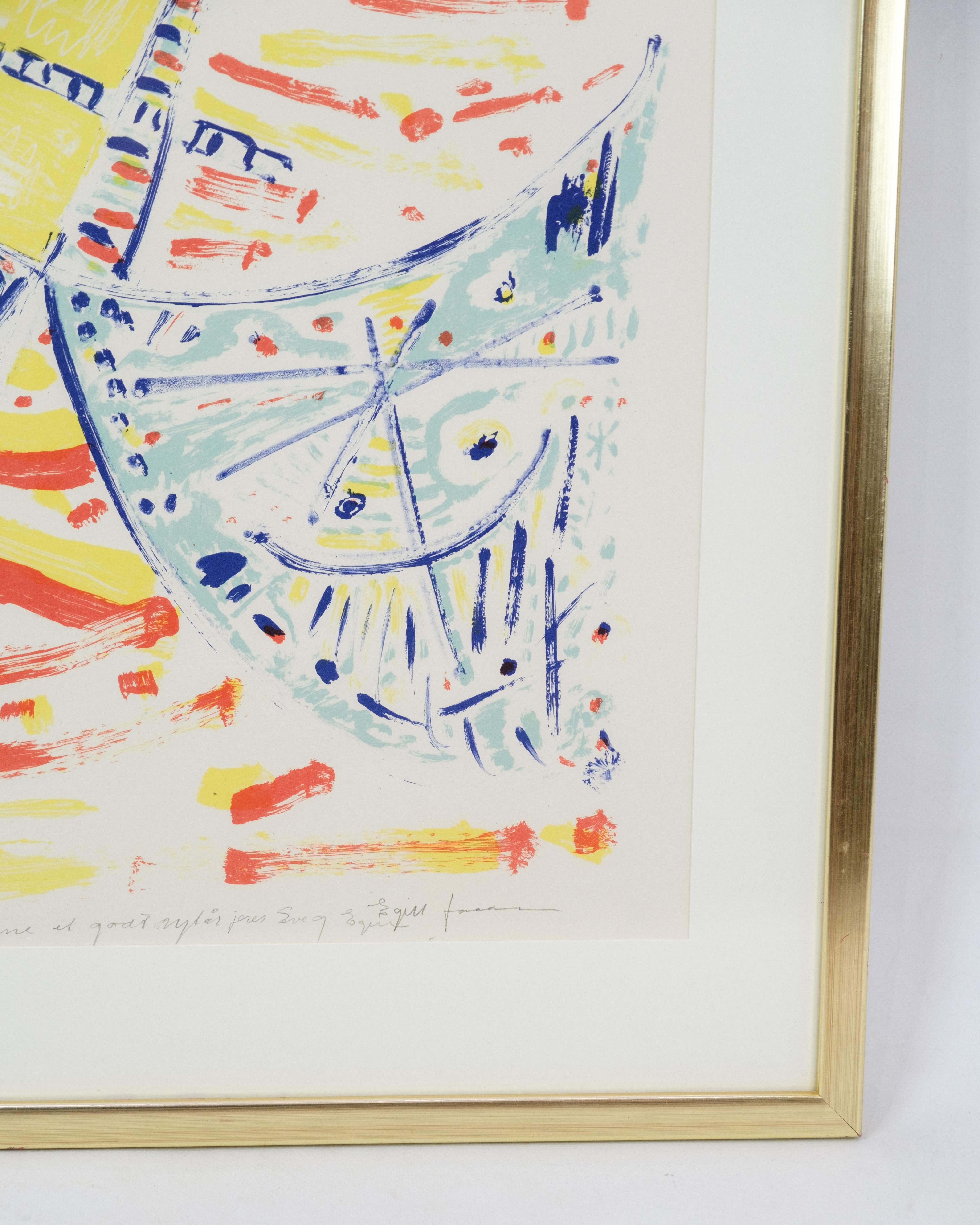 Lithography By Egil Jacobsen For Sale 2