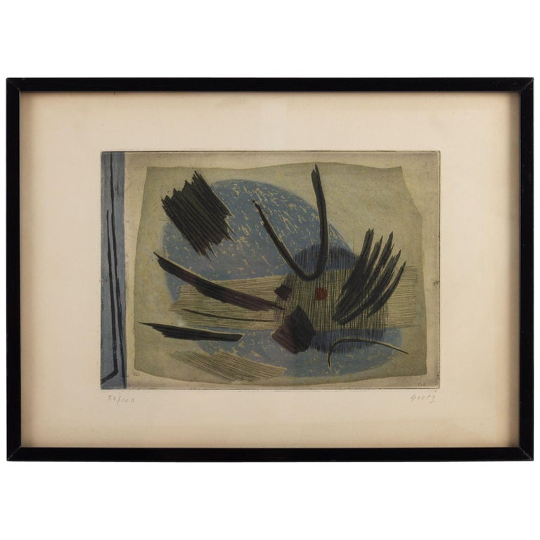 Lithography by Henri Goetz For Sale