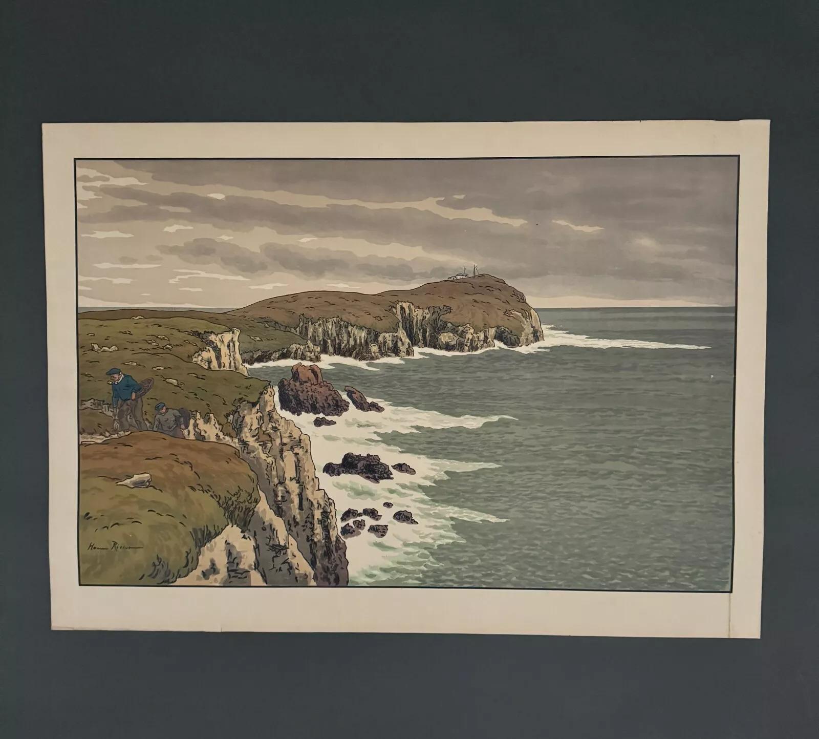 Lithographie von Henri Rivière Les Aspects de la Nature - Le Cap 

Diese Lithographie 