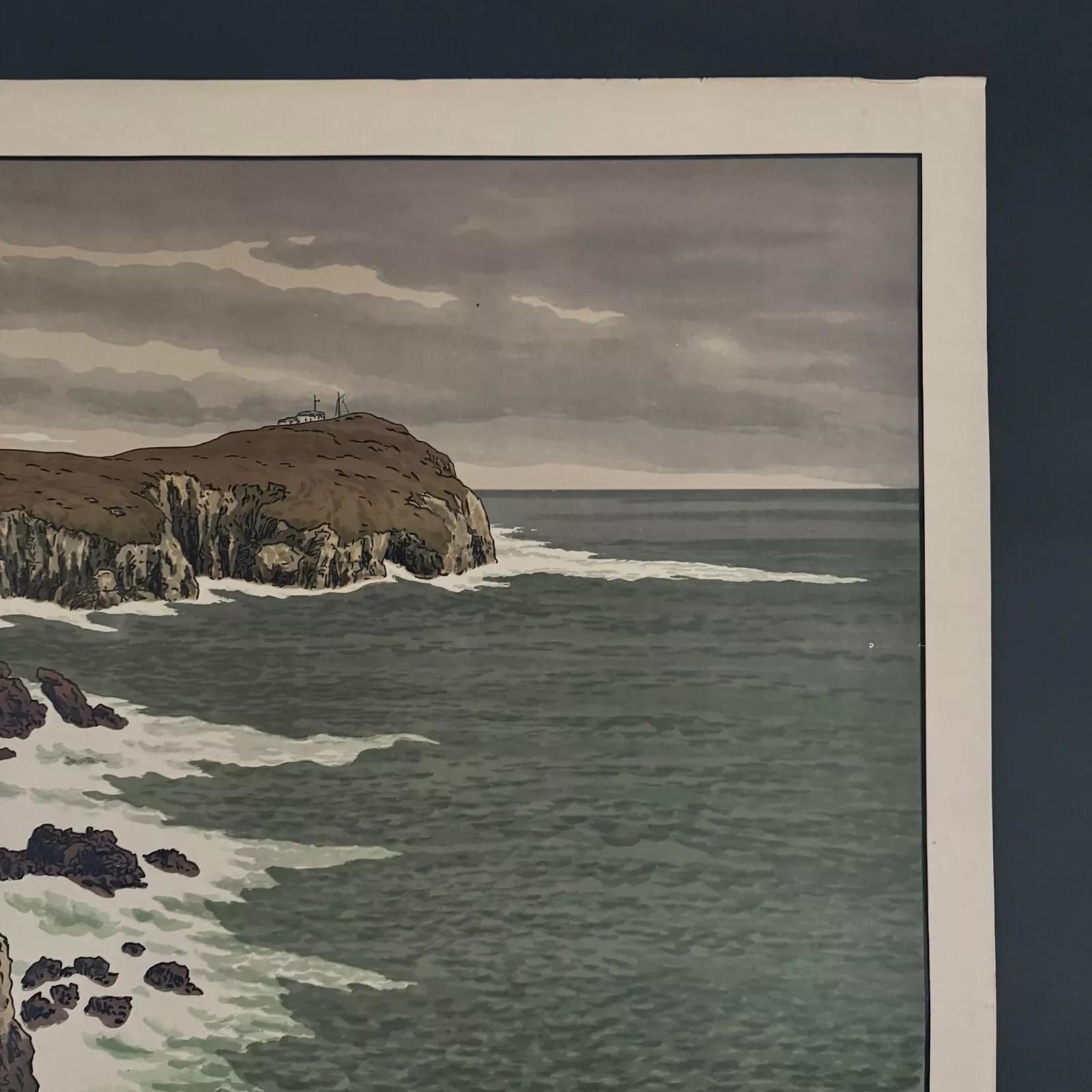 Lithographie von Henri Rivière Aspekte der Natur - Le Cap im Angebot 1