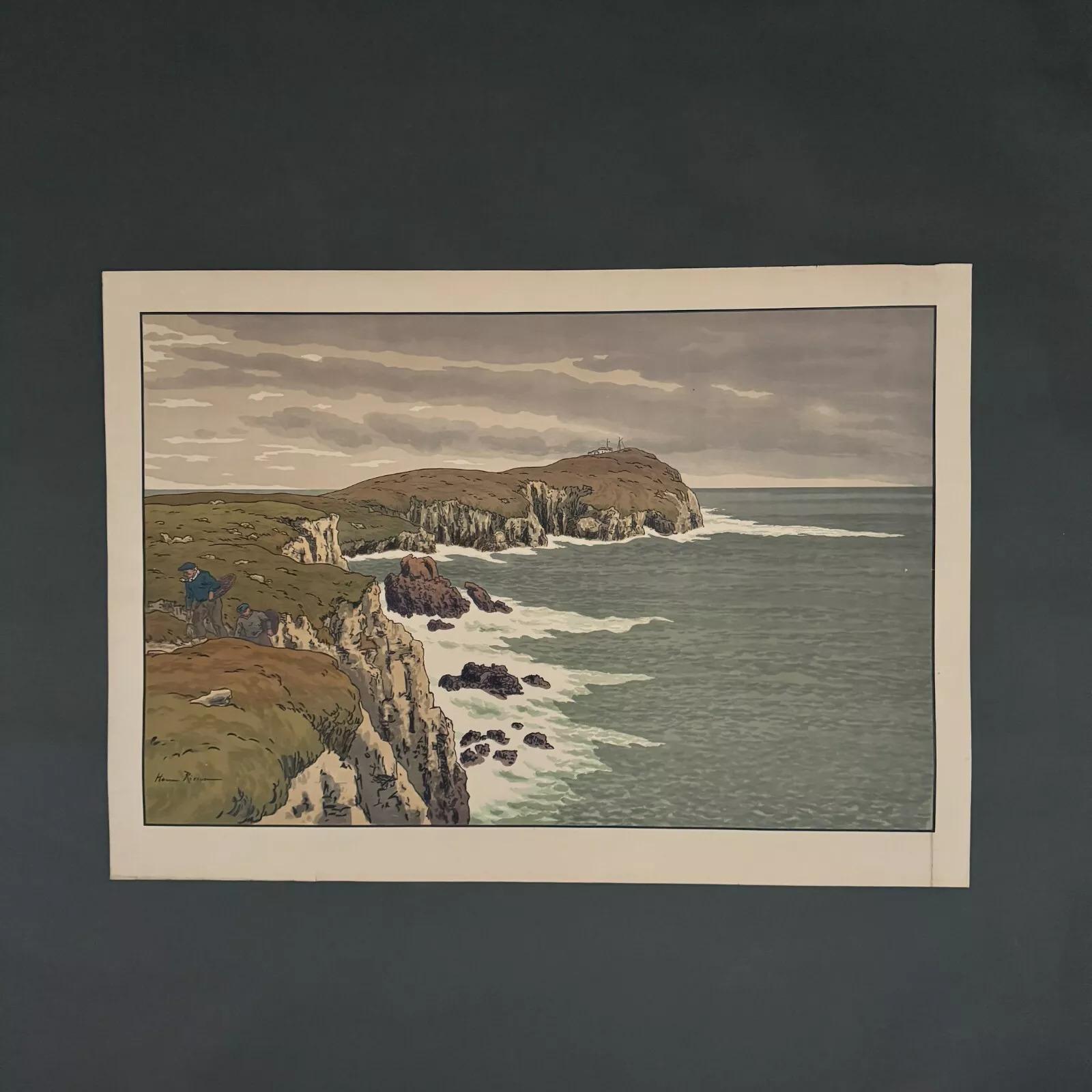 Lithographie von Henri Rivière Aspekte der Natur - Le Cap im Angebot 3