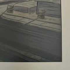 Lithography by Henri Riviere Parisian Landscapes - The Institute and the City