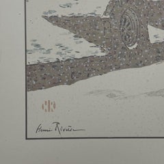 Lithography by Henri Riviere The Enchantment of the Hours - The Snow