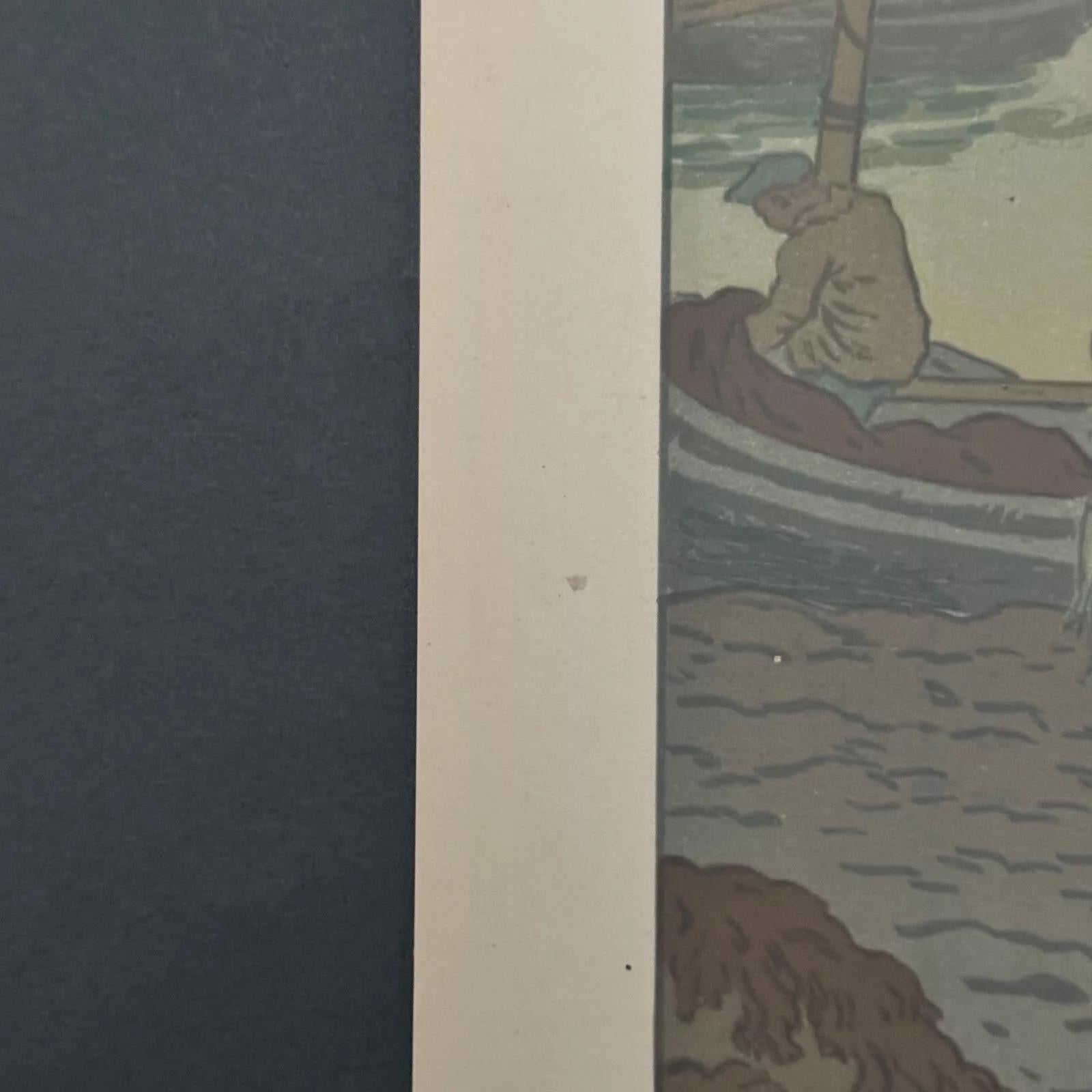 Lithografie von Henri Riviere The Enchantment of the Hours - The Twilight (Papier) im Angebot