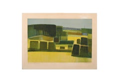 Lithography by Niels Østergaard Danish, b.1924