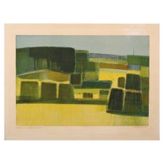 Lithography by Niels Østergaard Danish, b.1924