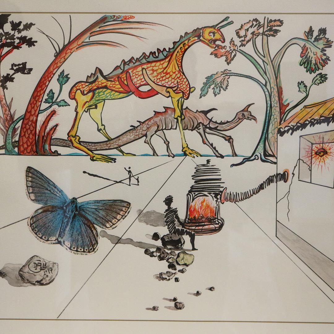 Lithography by Salvador Dali for 