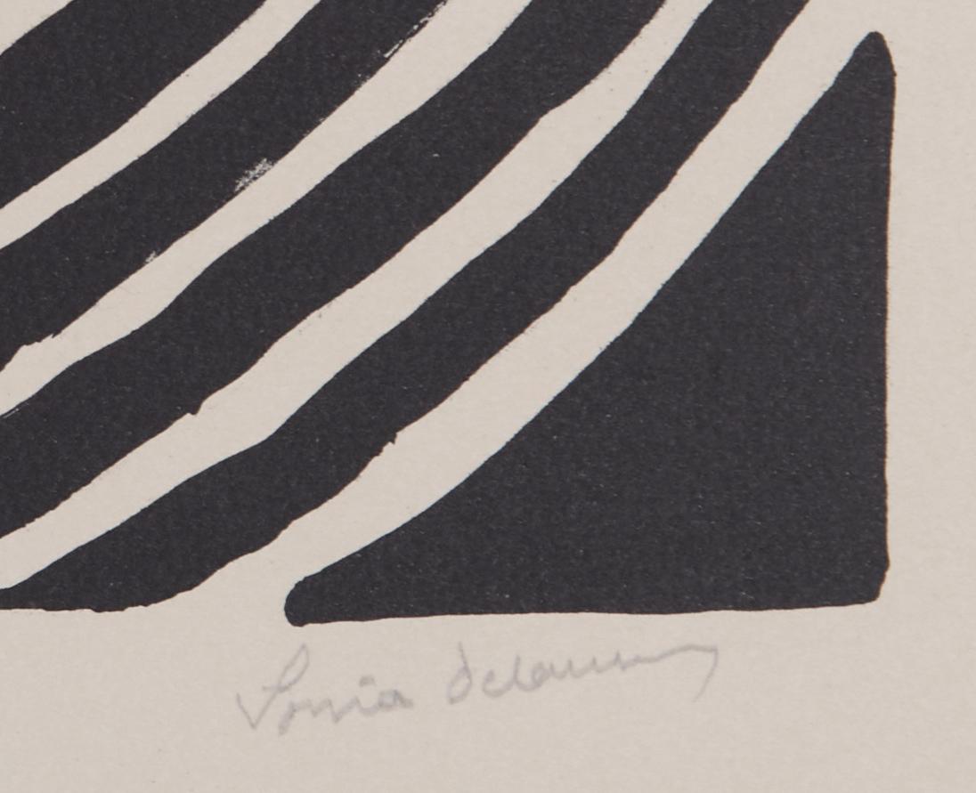 Lithografie von Sonia Delaunay, Auflage von 75 Exemplaren (Moderne der Mitte des Jahrhunderts) im Angebot
