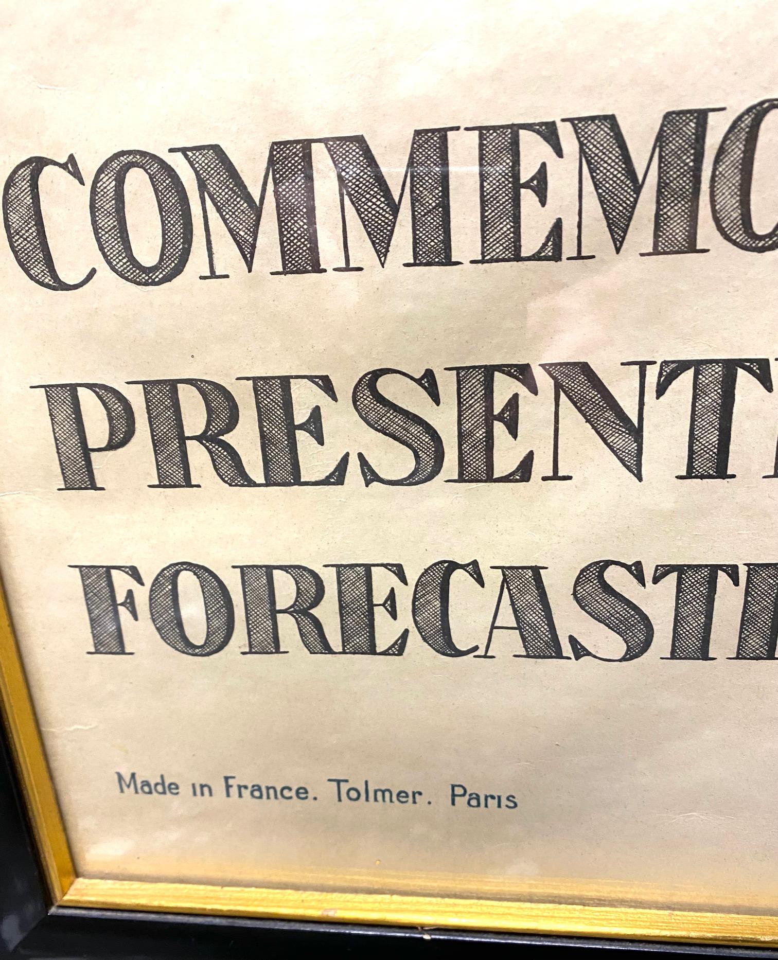 Lithografisches Poster von Jean Dupas für den Arnold Constable Store im Angebot 5