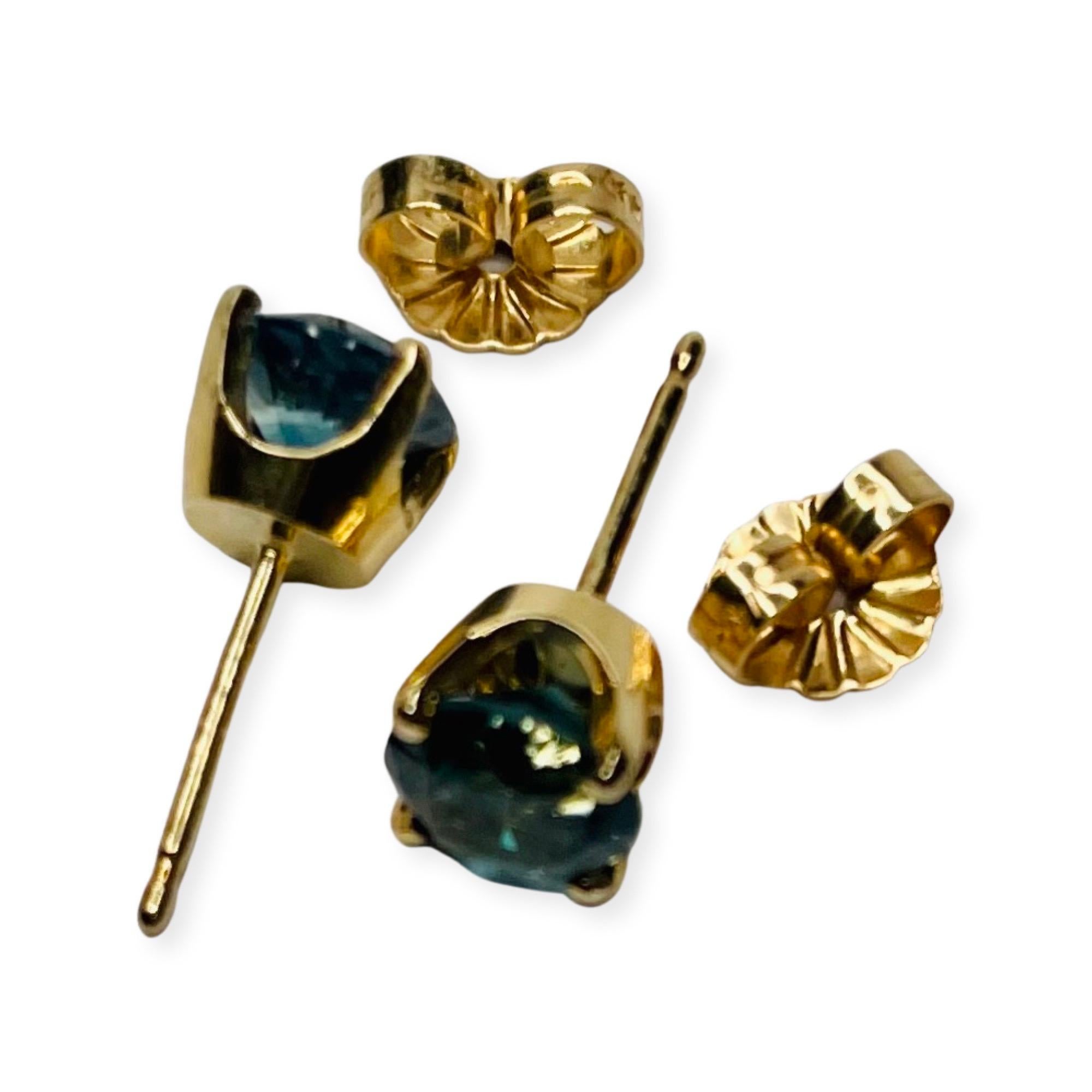 montana blue sapphire earrings