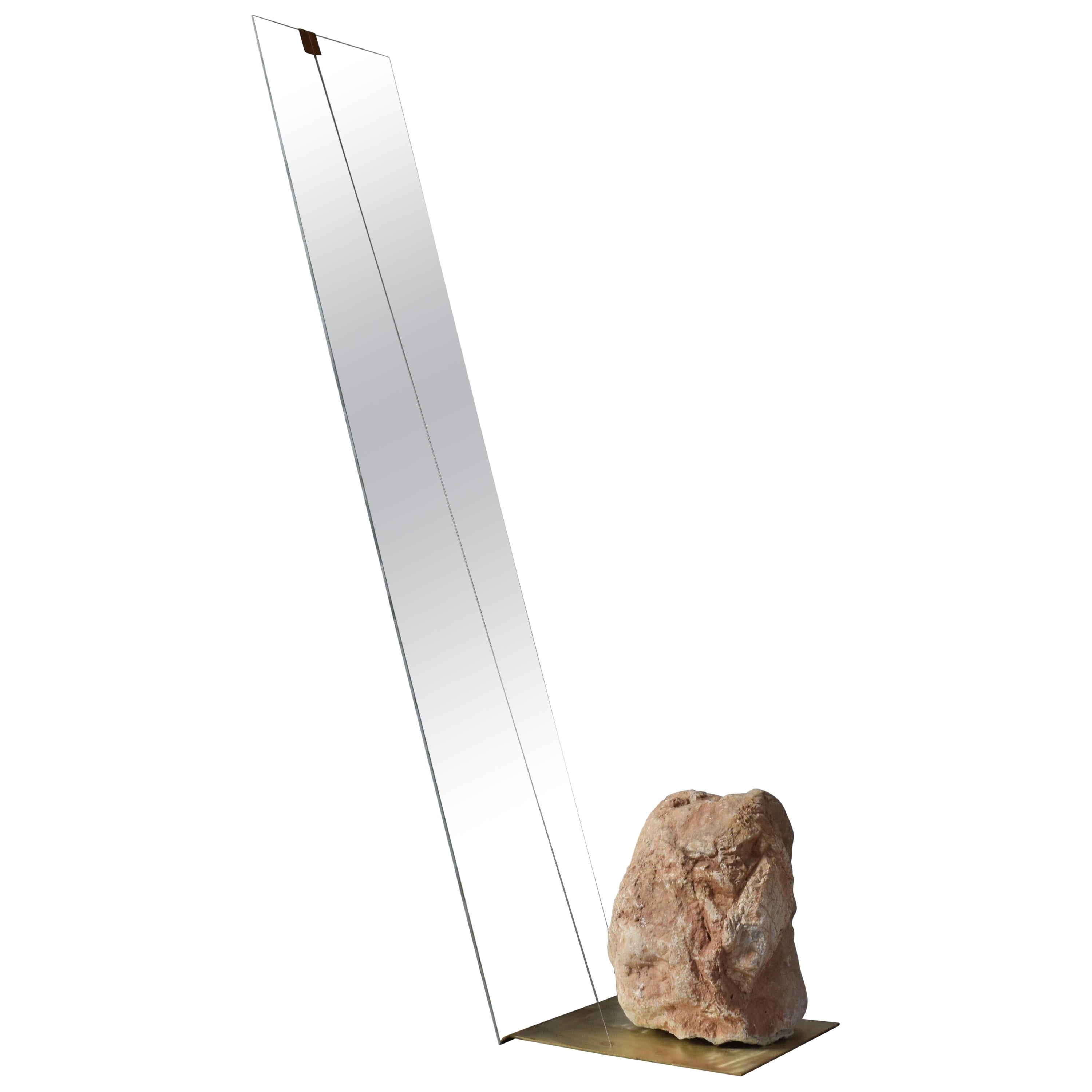 Lithos Floor Mirror by Periclis Frementitis For Sale at 1stDibs