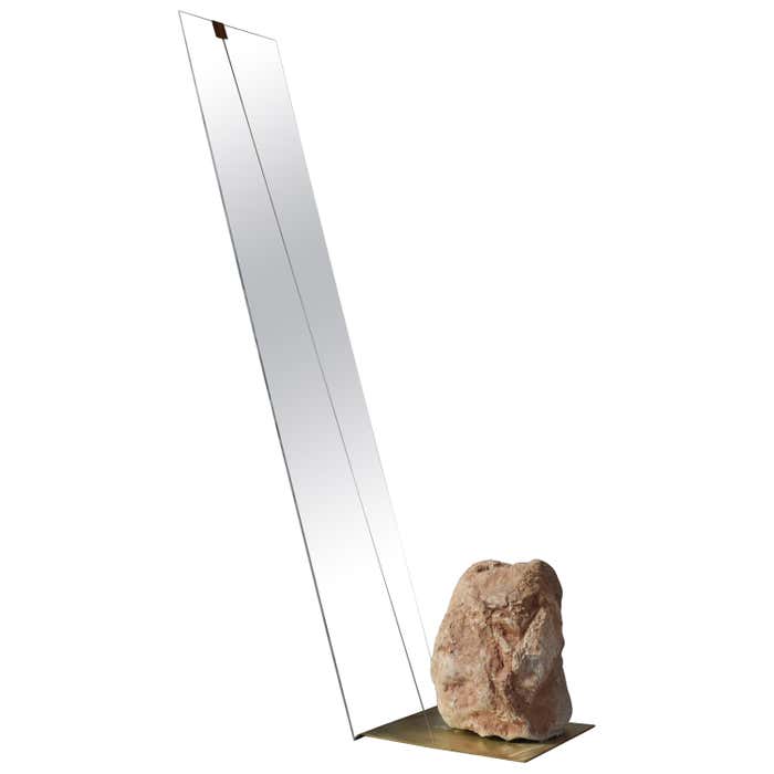 Lithos Floor Mirror by Periclis Frementitis For Sale at 1stDibs
