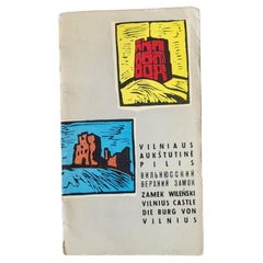 Lithuanian SSR Delight: Vintage Thin Book - 'Vilnius Upper Castle  1J10