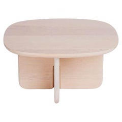 Mesa auxiliar Lítica de madera maciza de haya