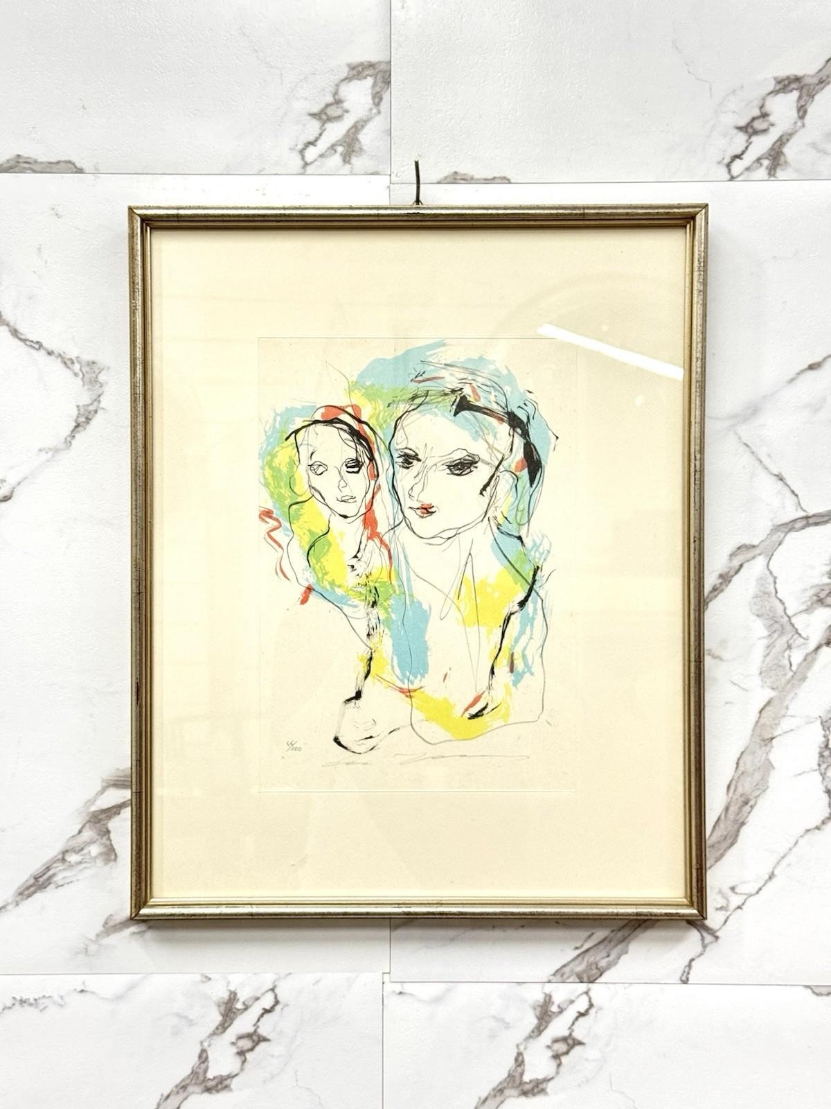 ERNESTO TRECCANI – “Madre e Figlio”, Anni ’70

Litografia firmata e numerata 66/100


Opera intensa e poetica di Ernesto Treccani, tra i protagonisti dell’arte italiana del Novecento. La litografia rappresenta una scena intima e universale: una