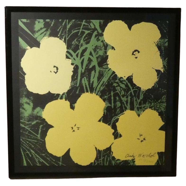 LItografia Flowers 2238/2400 edita da C.M.O.A - Andy Warhol in vendita