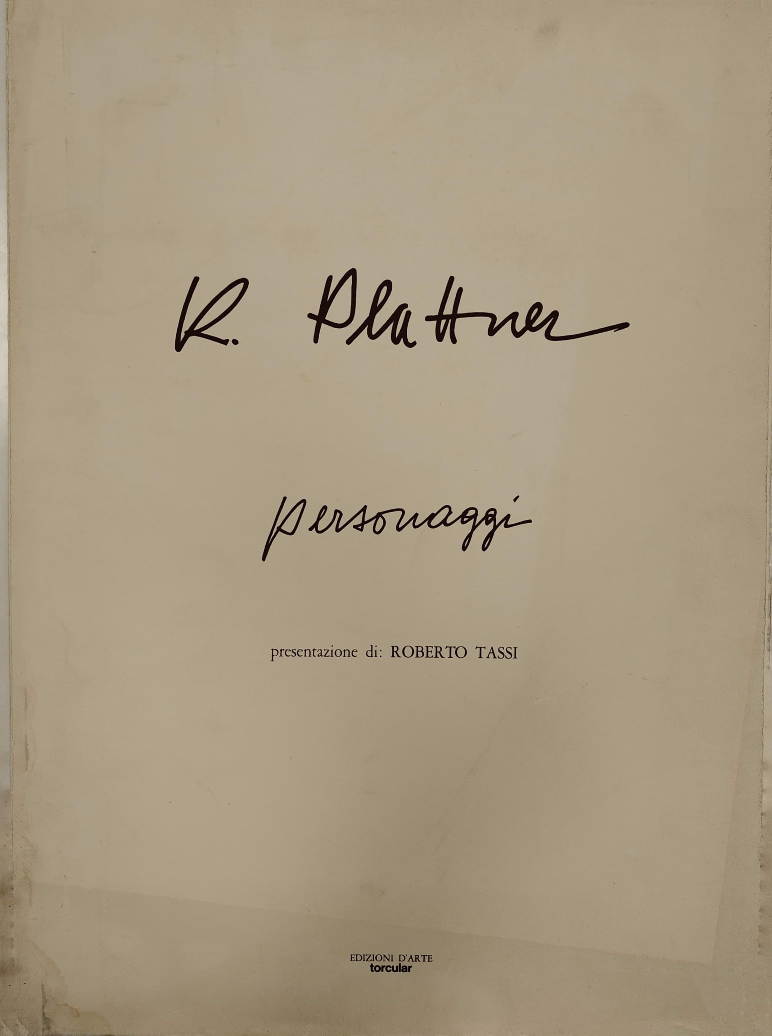 Satz von 6 Lithographien von Karl Plattner 