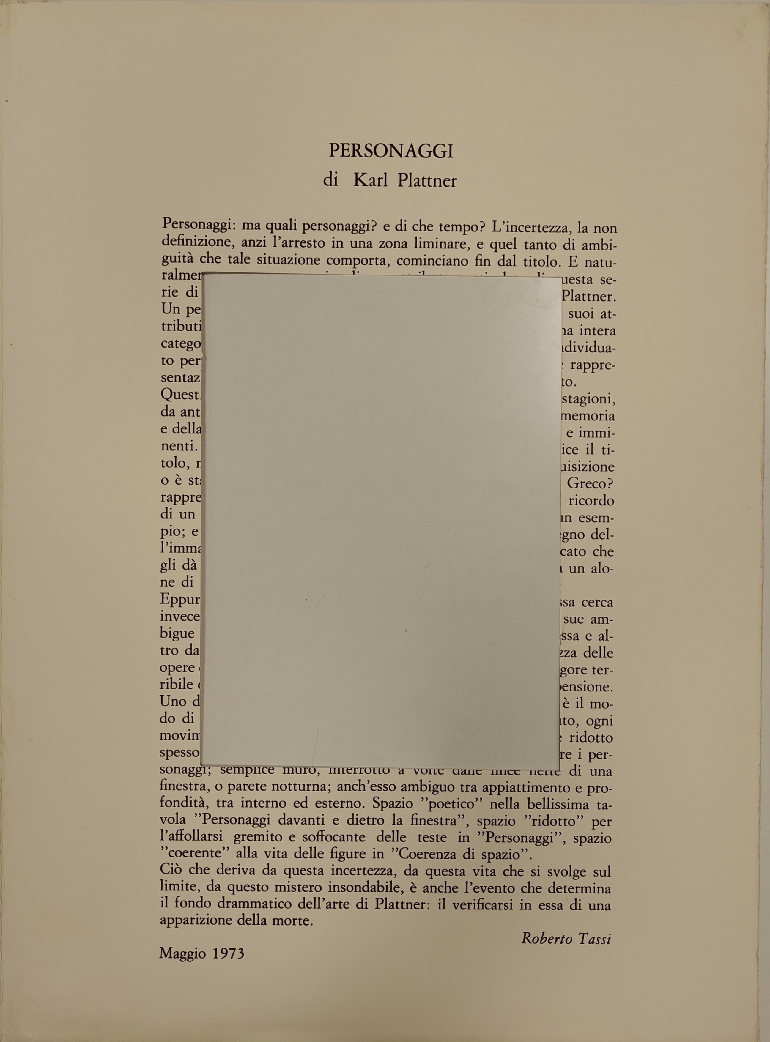 Satz von 6 Lithographien von Karl Plattner 