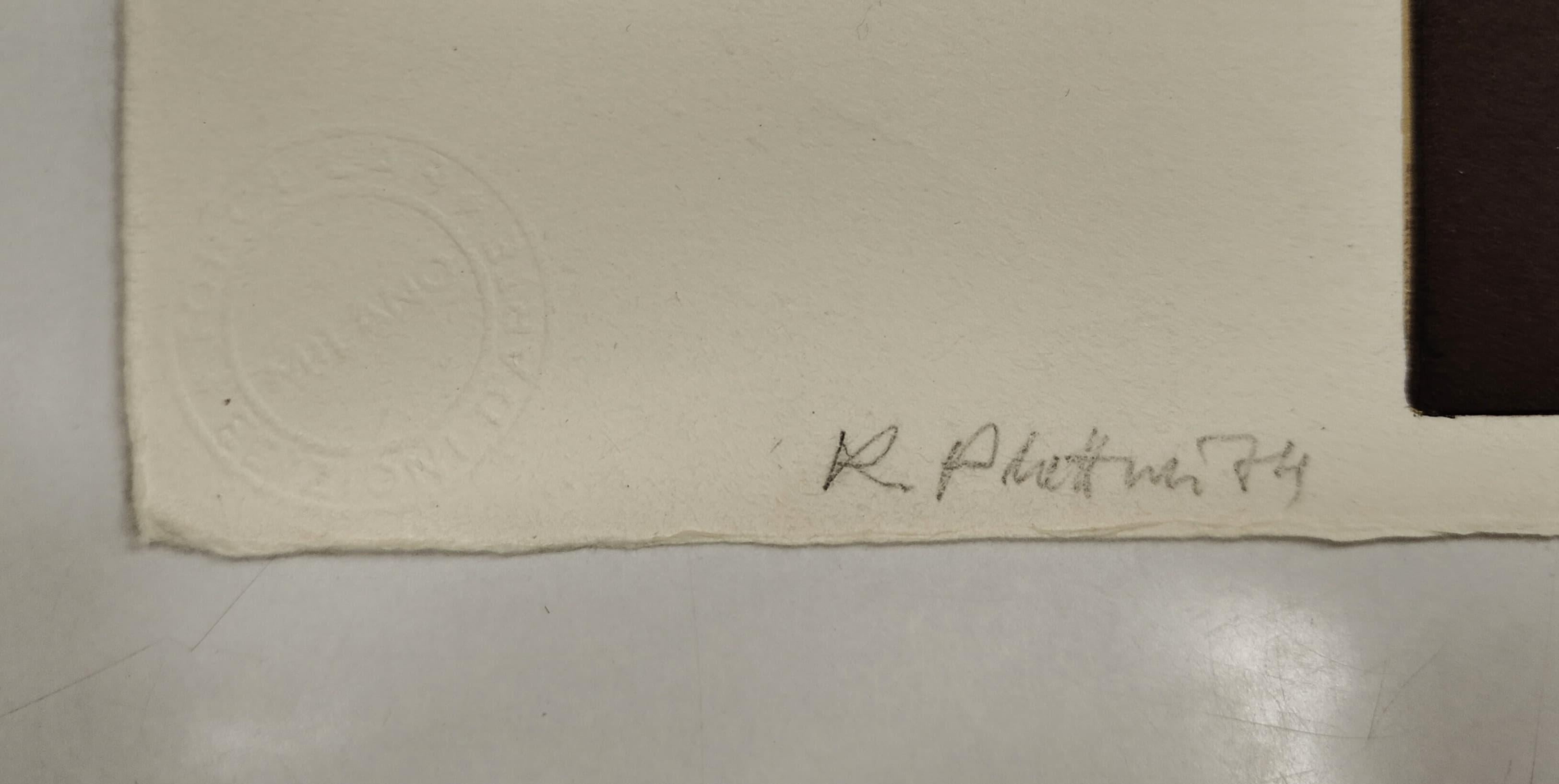 Satz von 6 Lithographien von Karl Plattner 