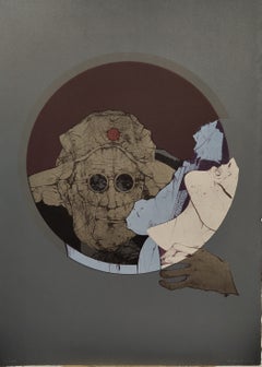 Satz von 6 Lithographien von Karl Plattner "Charaktere", 1974