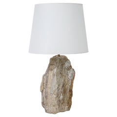 LitStones Grecian Marble Lamp with Custom Shade, Greece, 2022