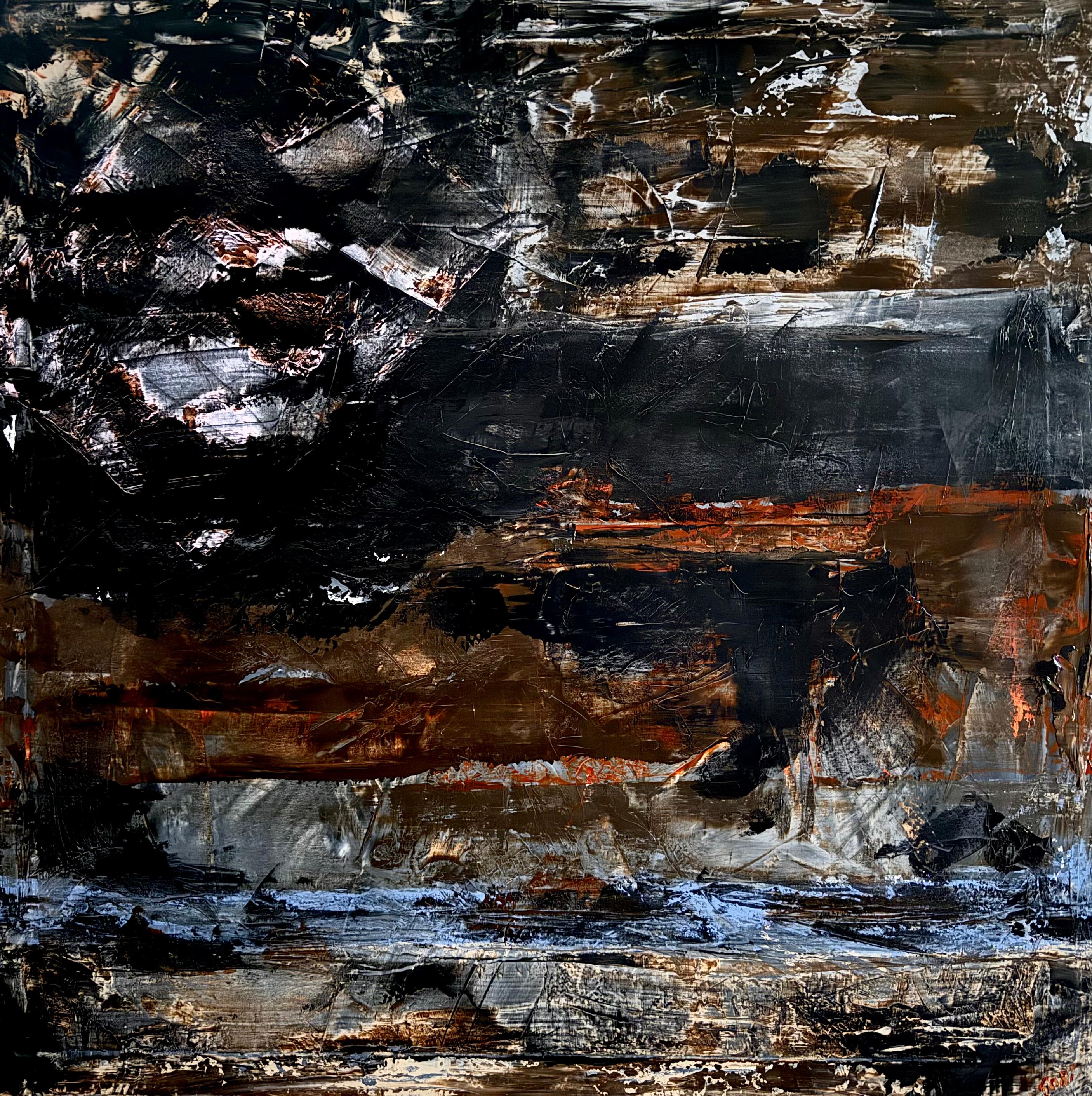 Litta Sohi Abstract Painting – Gezeiten