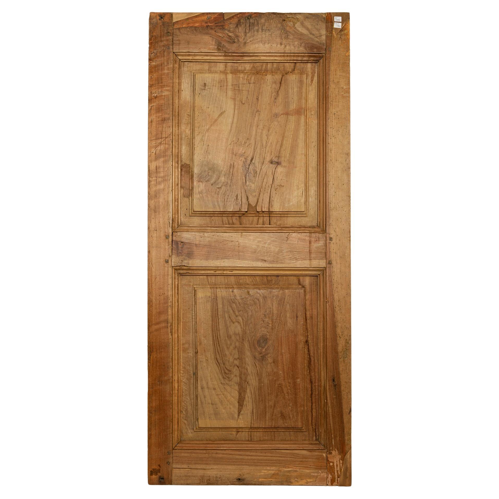 Holztafel mit kleiner antiker italienischer Tür aus Holz
