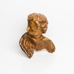 Little Angel in Gilded Wood