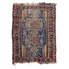 Little Antique Distressed Shiraz Rug