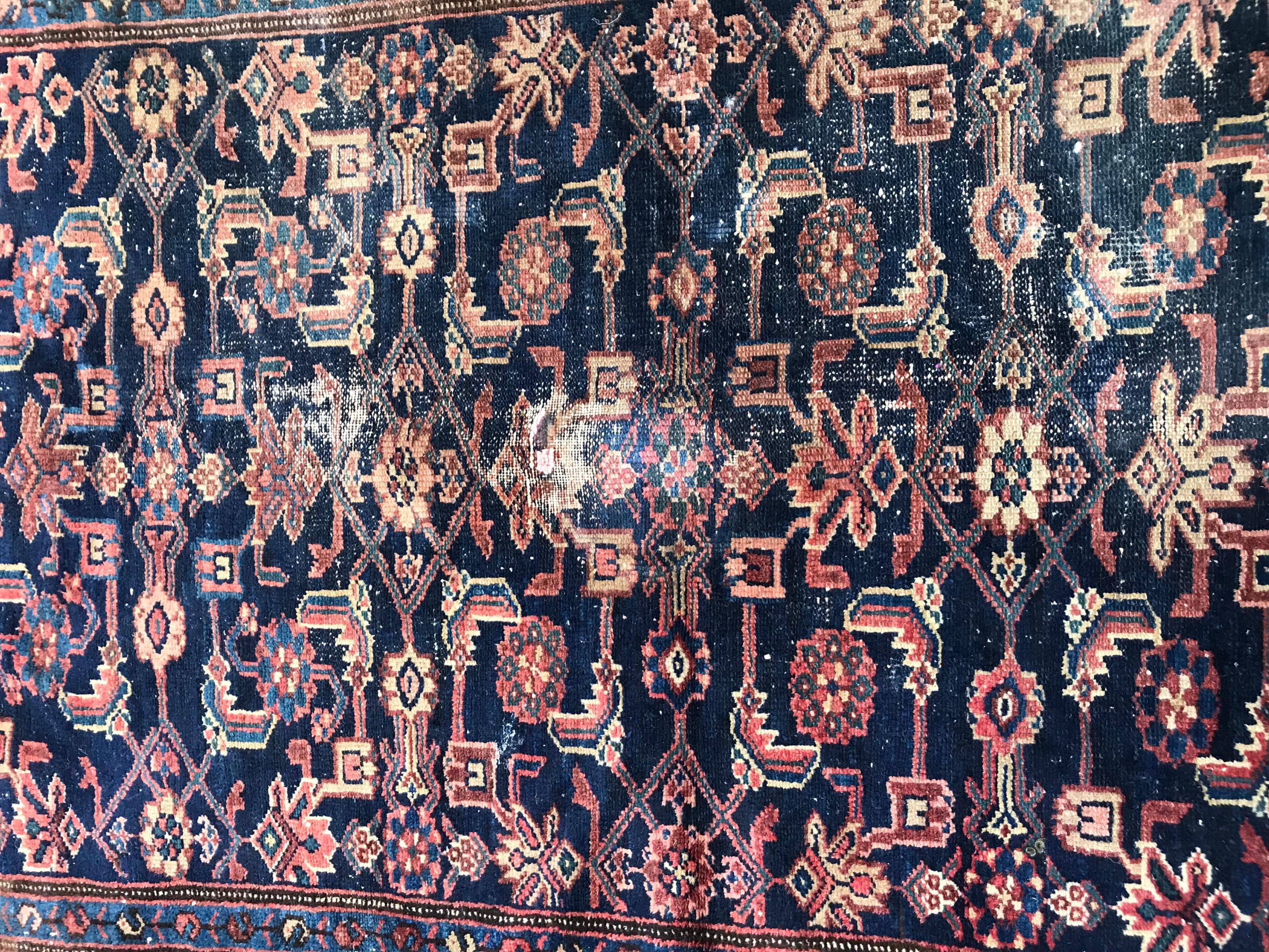 Sultanabad Bobyrug’s Little Antique Mahal Rug For Sale