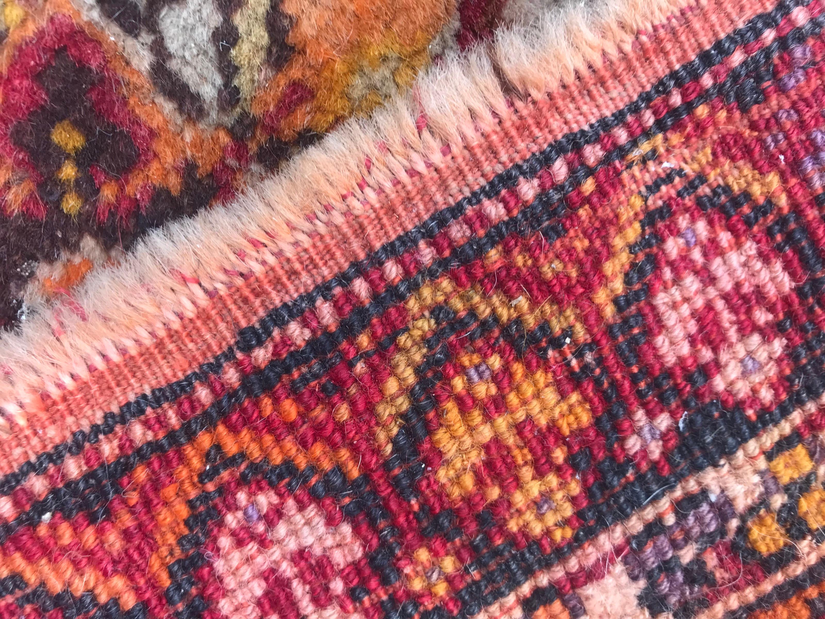 Little Antique Turkish Anatolian Rug For Sale 3