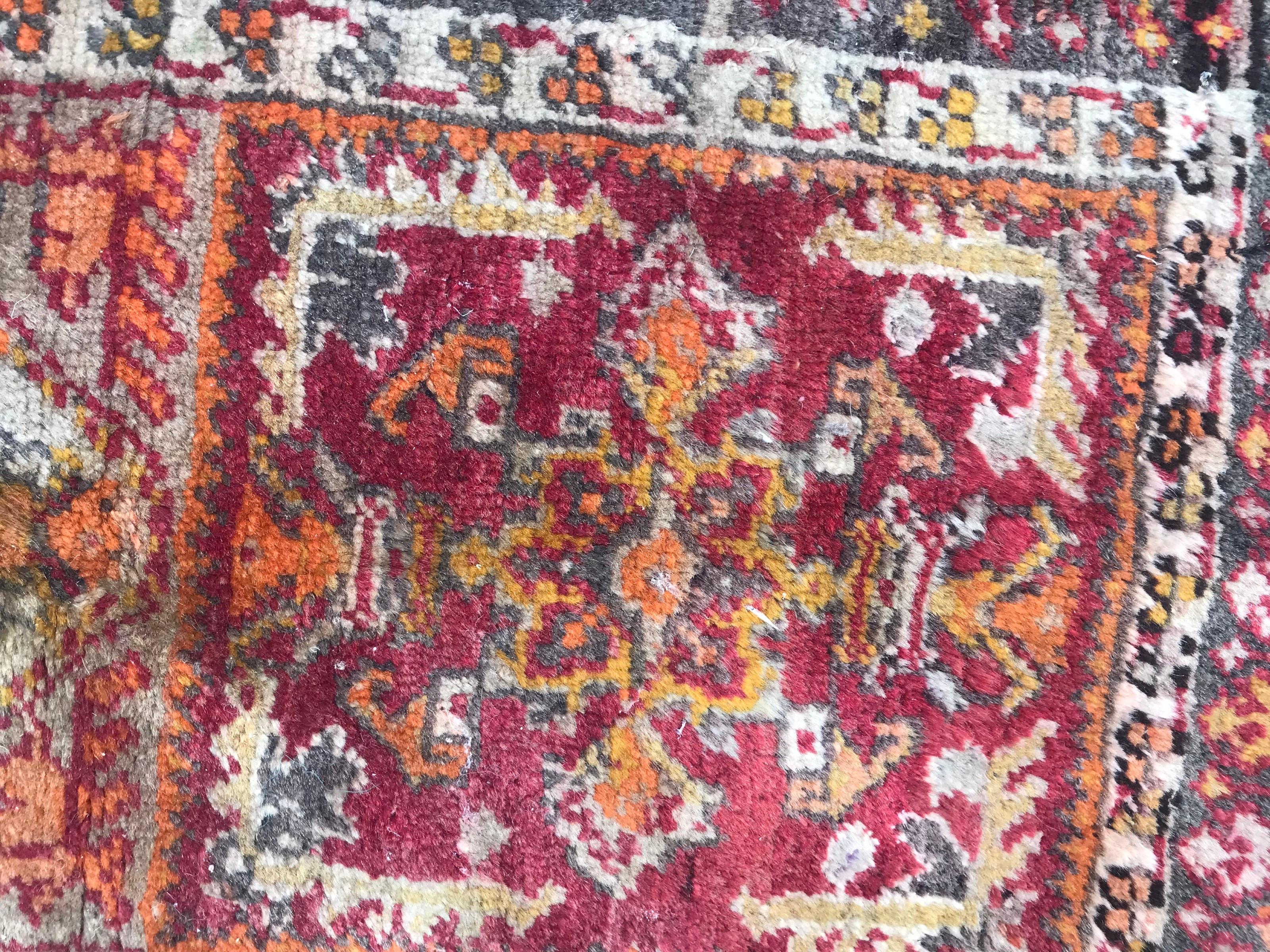 Tribal Little Antique Turkish Anatolian Rug For Sale