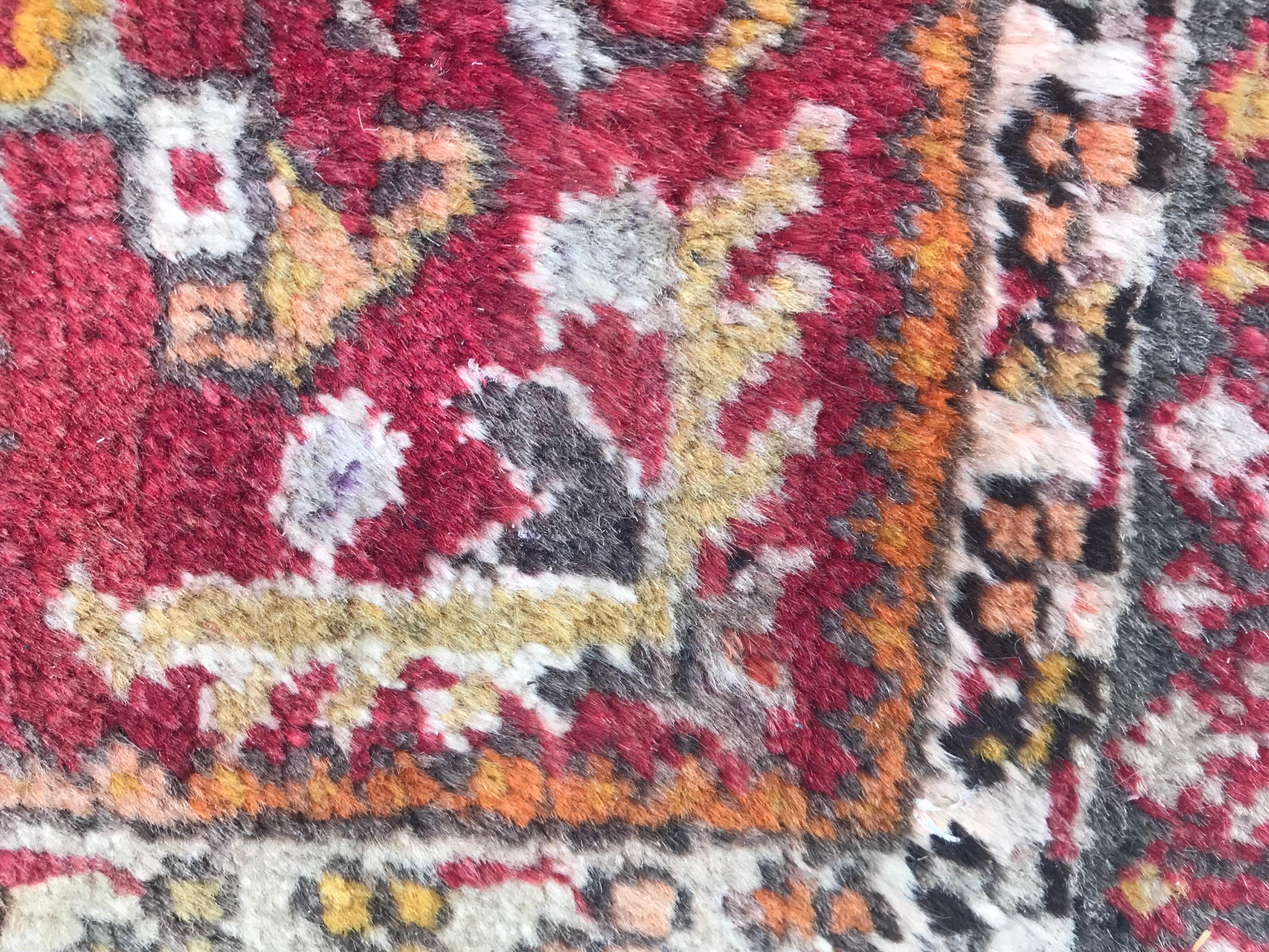 Wool Little Antique Turkish Anatolian Rug For Sale