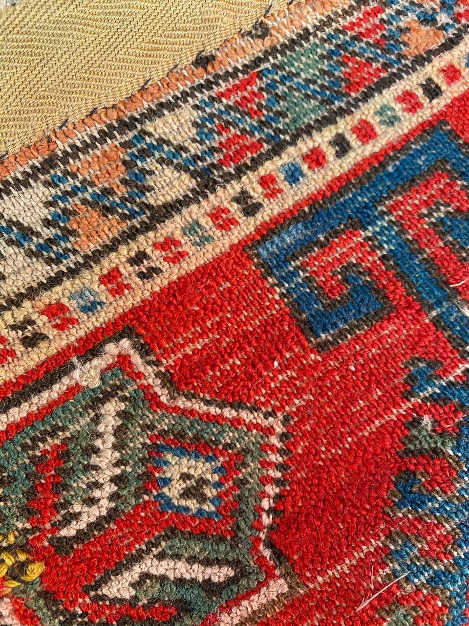 Petit tapis turc ancien Yastik en vente 4