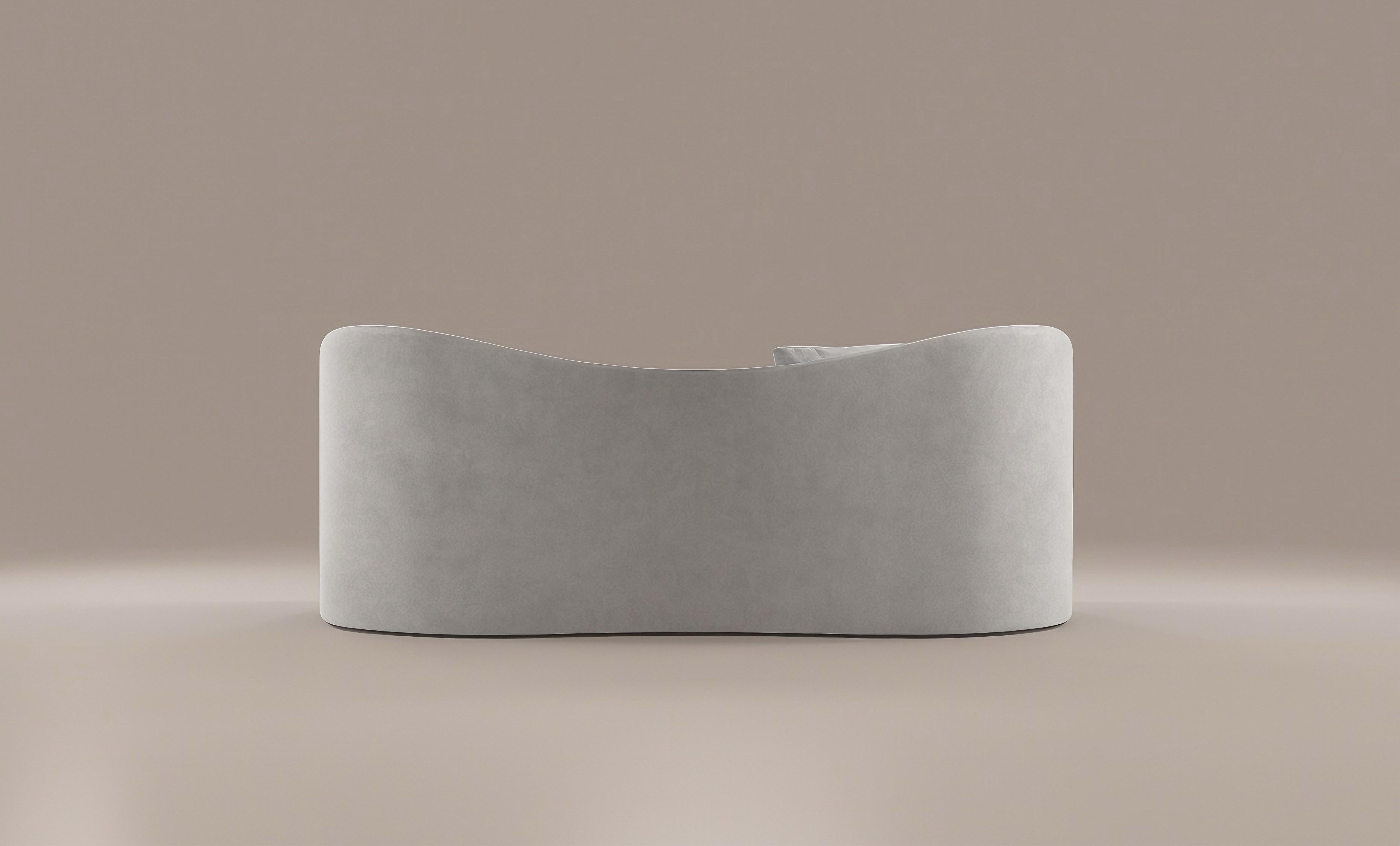 XXIe siècle et contemporain Canapé Little Baine en tissu Dedar Karakorum par Jérôme Bugara en vente