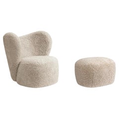 Little Big Pouf, Moonlight Sheepskin by Norr11