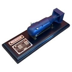 "Little Boy" Atomic Bomb Model  Signed by Enola Gay Navigator Dutch Van Kirk COA