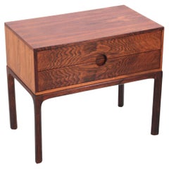 Vintage Little chest of drawers or nightstand in rosewood by Kai Kristiansen