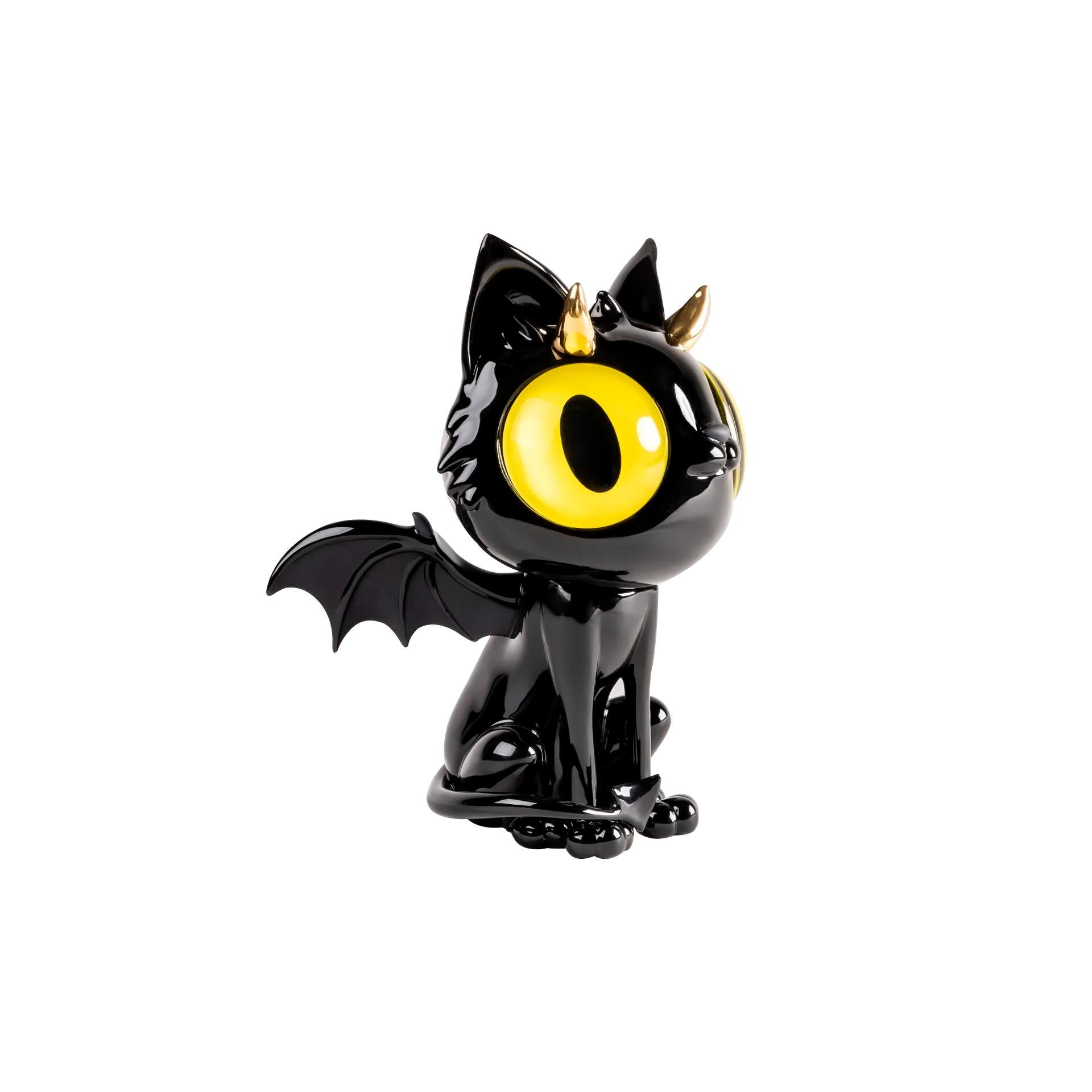 Escultura Gato Diablillo, diseñada por Javier Calleja y Lladro. Español en venta
